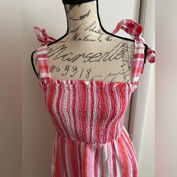 Roller Rabbit Pink and White Striped Sundress - Picture 4 of 6